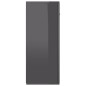 vidaXL Credenza Grigio Lucido 105x30x75 cm in Truciolato vidaXL Credenza Grigio Lucido 105x30x75 cm in Truciolato