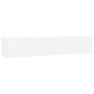 vidaXL Scaffale Porta CD a Parete Bianco 100x18x18 cm in Truciolato vidaXL Scaffale Porta CD a Parete Bianco 100x18x18 cm in Truciolato