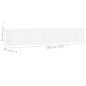 vidaXL Scaffale Porta CD a Parete Bianco 100x18x18 cm in Truciolato vidaXL Scaffale Porta CD a Parete Bianco 100x18x18 cm in Truciolato