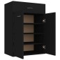 vidaXL Scarpiera Nera 60x35x84 cm in Truciolato vidaXL Scarpiera Nera 60x35x84 cm in Truciolato