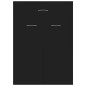 vidaXL Scarpiera Nera 60x35x84 cm in Truciolato vidaXL Scarpiera Nera 60x35x84 cm in Truciolato