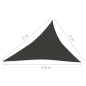 Vela Parasole 160 g/m² Nera 4x5x6,8 m in HDPE Vela Parasole 160 g/m² Nera 4x5x6,8 m in HDPE