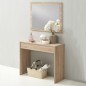 FMD Scrivania con Cassetto Grande 100x40x80 cm Rovere