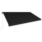 vidaXL Tenda a Scomparsa con Sensore Vento e LED 600x300 cm Antracite vidaXL Tenda a Scomparsa con Sensore Vento e LED 600x300 cm Antracite