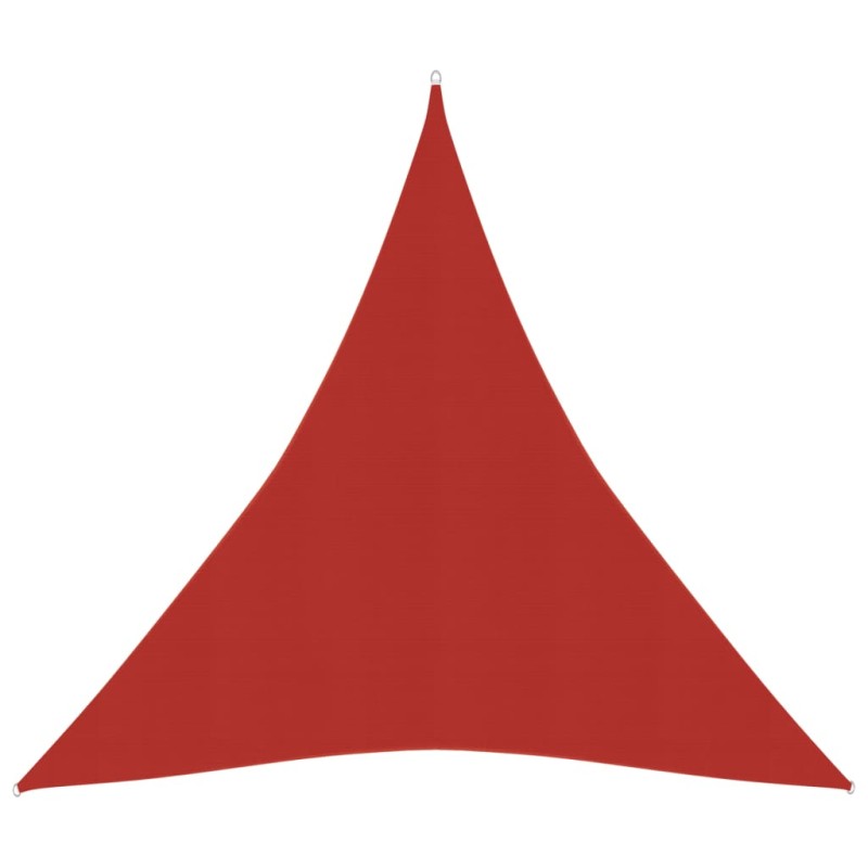 Vela Parasole 160 g/m² Rossa 3x4x4 m in HDPE Vela Parasole 160 g/m² Rossa 3x4x4 m in HDPE