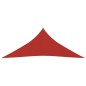Vela Parasole 160 g/m² Rossa 3x4x4 m in HDPE Vela Parasole 160 g/m² Rossa 3x4x4 m in HDPE