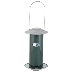 Esschert Design Distributore di Semi per Uccelli Verde