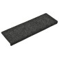 vidaXL Tappetini per Scale Tessuto Agugliato 15 pz 65x21x4 cm Grigi vidaXL Tappetini per Scale Tessuto Agugliato 15 pz 65x21x4 cm Grigi