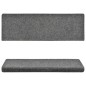 vidaXL Tappetini Scale Tessuto Agugliato 15 pz 65x21x4cm Grigio Chiaro vidaXL Tappetini Scale Tessuto Agugliato 15 pz 65x21x4cm Grigio Chiaro