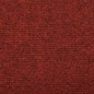 vidaXL Tappetini per Scale Tessuto Agugliato 15 pz 65x21x4 cm Rossi