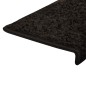 vidaXL Tappetini per Scale in Moquette 15 pz 65x21x4 cm Neri vidaXL Tappetini per Scale in Moquette 15 pz 65x21x4 cm Neri
