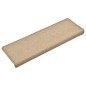 vidaXL Tappetini per Scale 15 pz 65x21x4 cm Grigio Talpa