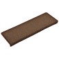 vidaXL Tappetini per Scale in Moquette 15 pz 65x21x4 cm Marroni vidaXL Tappetini per Scale in Moquette 15 pz 65x21x4 cm Marroni