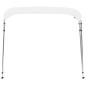 vidaXL Bimini di Prua con Tendalino a 4 Archi Bianco 243x210x137 cm vidaXL Bimini di Prua con Tendalino a 4 Archi Bianco 243x210x137 cm