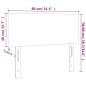 vidaXL Testiera Bianca 80x5x78/88 cm in Similpelle vidaXL Testiera Bianca 80x5x78/88 cm in Similpelle