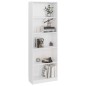 vidaXL Libreria a 5 Ripiani Bianco Lucido 60x24x175 cm in Truciolato vidaXL Libreria a 5 Ripiani Bianco Lucido 60x24x175 cm in Truciolato