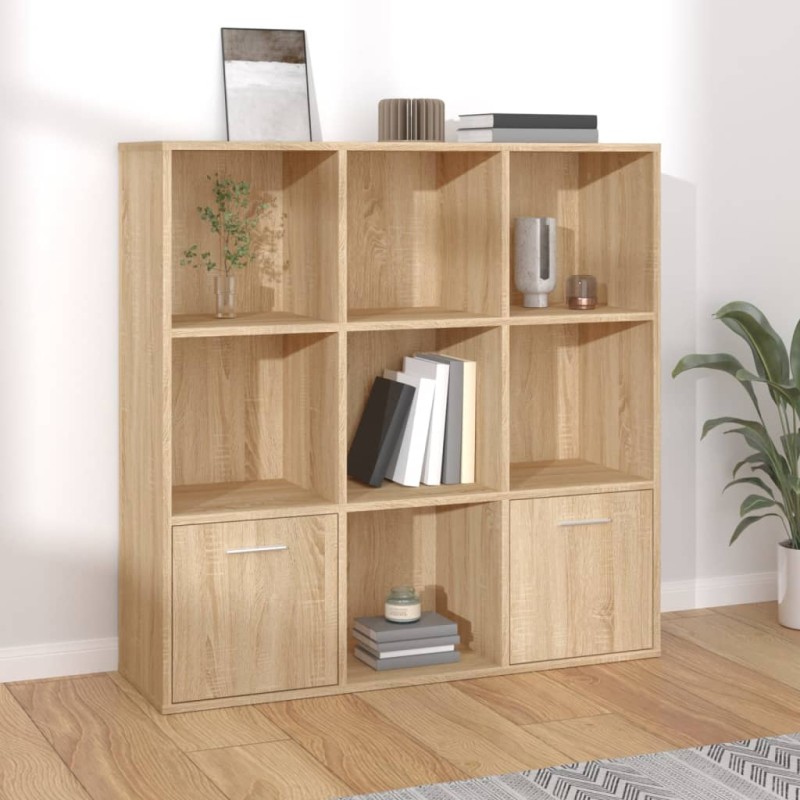 vidaXL Libreria Effetto Rovere Sonoma 98x30x98 cm in Truciolato vidaXL Libreria Effetto Rovere Sonoma 98x30x98 cm in Truciolato