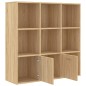 vidaXL Libreria Effetto Rovere Sonoma 98x30x98 cm in Truciolato vidaXL Libreria Effetto Rovere Sonoma 98x30x98 cm in Truciolato