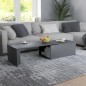 vidaXL Tavolino da Caffè Grigio 150x50x35 cm in Truciolato vidaXL Tavolino da Caffè Grigio 150x50x35 cm in Truciolato