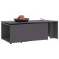 vidaXL Tavolino da Caffè Grigio 150x50x35 cm in Truciolato vidaXL Tavolino da Caffè Grigio 150x50x35 cm in Truciolato