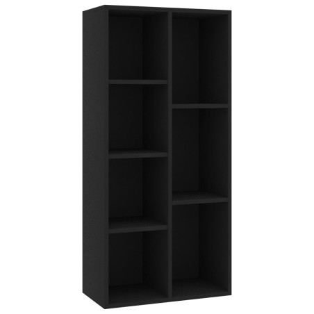 vidaXL Libreria Nera 50x25x106 cm in Truciolato