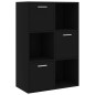 vidaXL Armadietto Nero 60x29,5x90 cm in Truciolato vidaXL Armadietto Nero 60x29,5x90 cm in Truciolato