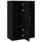 vidaXL Armadietto Nero 60x29,5x90 cm in Truciolato vidaXL Armadietto Nero 60x29,5x90 cm in Truciolato