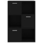 vidaXL Armadietto Nero 60x29,5x90 cm in Truciolato vidaXL Armadietto Nero 60x29,5x90 cm in Truciolato
