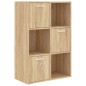 vidaXL Armadietto Rovere Sonoma 60x29,5x90 cm in Truciolato vidaXL Armadietto Rovere Sonoma 60x29,5x90 cm in Truciolato