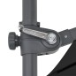 Ombrellone a Sbalzo con Palo in Acciaio 250x250cm Antracite