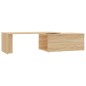 vidaXL Tavolino da Caffè Rovere Sonoma 150x50x35 cm in Truciolato vidaXL Tavolino da Caffè Rovere Sonoma 150x50x35 cm in Truciolato