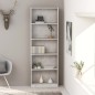 vidaXL Libreria a 5 Ripiani Grigio Cemento 60x24x175 cm in Truciolato vidaXL Libreria a 5 Ripiani Grigio Cemento 60x24x175 cm in Truciolato