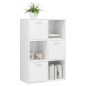 vidaXL Armadietto Bianco Lucido 60x29,5x90 cm in Truciolato