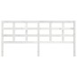 Testiera per Letto Bianca 205,5x4x100 cm Legno Massello di Pino Testiera per Letto Bianca 205,5x4x100 cm Legno Massello di Pino