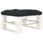 vidaXL Set Salotto da Giardino su Pallet 4 pz Cuscini Antracite Legno vidaXL Set Salotto da Giardino su Pallet 4 pz Cuscini Antracite Legno