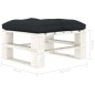 vidaXL Set Salotto da Giardino su Pallet 4 pz Cuscini Antracite Legno vidaXL Set Salotto da Giardino su Pallet 4 pz Cuscini Antracite Legno