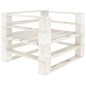 vidaXL Set Salotto da Giardino su Pallet 6pz con Cuscini Neri in Legno vidaXL Set Salotto da Giardino su Pallet 6pz con Cuscini Neri in Legno
