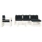 vidaXL Set Divani da Giardino su Pallet 6 pz Cuscini Antracite Legno vidaXL Set Divani da Giardino su Pallet 6 pz Cuscini Antracite Legno