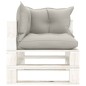 vidaXL Set Salotto da Giardino Pallet 6pz con Cuscini Tortora in Legno vidaXL Set Salotto da Giardino Pallet 6pz con Cuscini Tortora in Legno