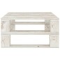 vidaXL Set Salotto da Giardino 8 pz Pallet in Legno Bianco vidaXL Set Salotto da Giardino 8 pz Pallet in Legno Bianco