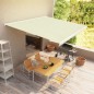 vidaXL Tenda a Cassonetto Motorizzata 450x300 cm Crema vidaXL Tenda a Cassonetto Motorizzata 450x300 cm Crema