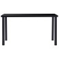 vidaXL Set Sala da Pranzo 7 pz in Similpelle Nero vidaXL Set Sala da Pranzo 7 pz in Similpelle Nero