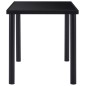 vidaXL Set Sala da Pranzo 7 pz in Similpelle Nero vidaXL Set Sala da Pranzo 7 pz in Similpelle Nero