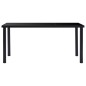 vidaXL Set Sala da Pranzo 7 pz in Similpelle Nero vidaXL Set Sala da Pranzo 7 pz in Similpelle Nero