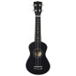 vidaXL Set Ukulele Soprano con Borsa per Bambini Nera 21" vidaXL Set Ukulele Soprano con Borsa per Bambini Nera 21"
