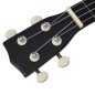 vidaXL Set Ukulele Soprano con Borsa per Bambini Nera 21" vidaXL Set Ukulele Soprano con Borsa per Bambini Nera 21"