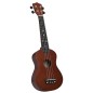 vidaXL Set Ukulele Soprano con Borsa per Bambini Legno Scuro 23" vidaXL Set Ukulele Soprano con Borsa per Bambini Legno Scuro 23"