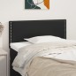 Testiera Nero 90x5x78/88 cm in Similpelle Testiera Nero 90x5x78/88 cm in Similpelle