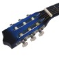 vidaXL Chitarra Classica Cutaway Western 6 Corde 38" Blu Ombreggiato vidaXL Chitarra Classica Cutaway Western 6 Corde 38" Blu Ombreggiato