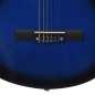 vidaXL Chitarra Classica Cutaway Western 6 Corde 38" Blu Ombreggiato vidaXL Chitarra Classica Cutaway Western 6 Corde 38" Blu Ombreggiato